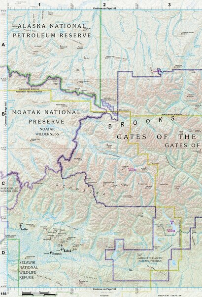 Alaska Atlas & Gazetteer Page 156 Preview 1