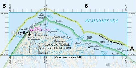 Alaska Atlas & Gazetteer Page 163 Inset Preview 1