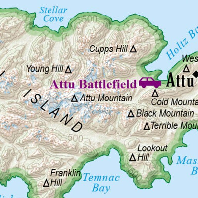 Alaska Atlas & Gazetteer Page 166 Inset 1 Preview 3