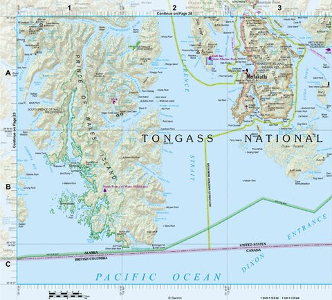 Alaska Atlas & Gazetteer Page 24 Preview 1
