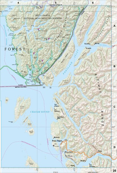 Alaska Atlas & Gazetteer Page 25 Preview 1