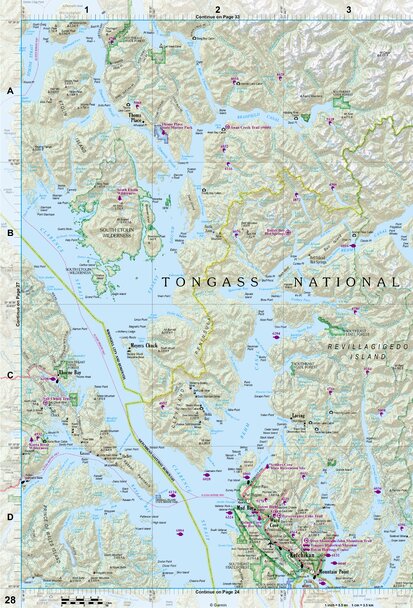 Alaska Atlas & Gazetteer Page 28 Preview 1