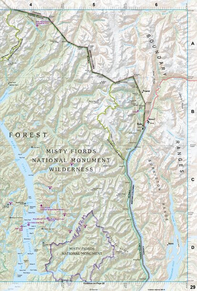 Alaska Atlas & Gazetteer Page 29 Preview 1