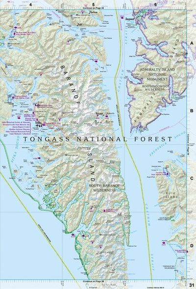 Alaska Atlas & Gazetteer Page 31 Preview 1