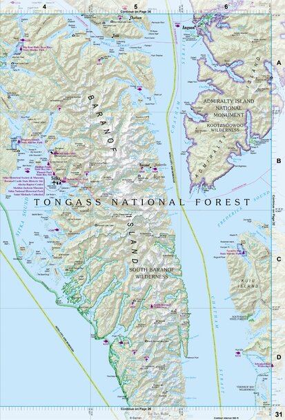Alaska Atlas & Gazetteer Page 31 Preview 1