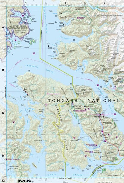 Alaska Atlas & Gazetteer Page 32 Preview 1