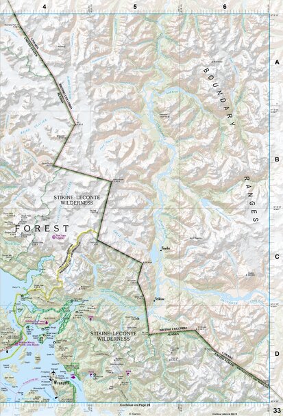 Alaska Atlas & Gazetteer Page 33 Preview 1