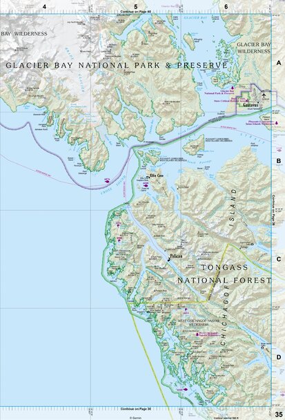 Alaska Atlas & Gazetteer Page 35 Preview 1