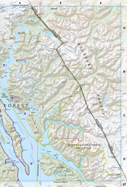 Alaska Atlas & Gazetteer Page 37 Preview 1