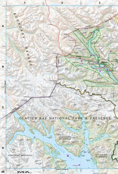 Alaska Atlas & Gazetteer Page 40 Preview 1