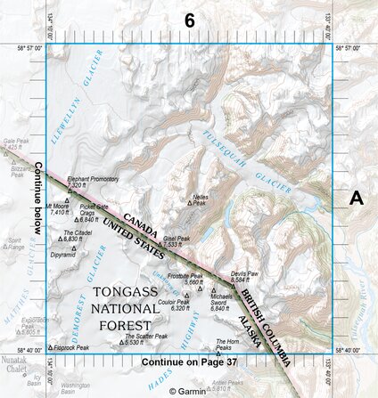 Alaska Atlas & Gazetteer Page 41 Inset Preview 1