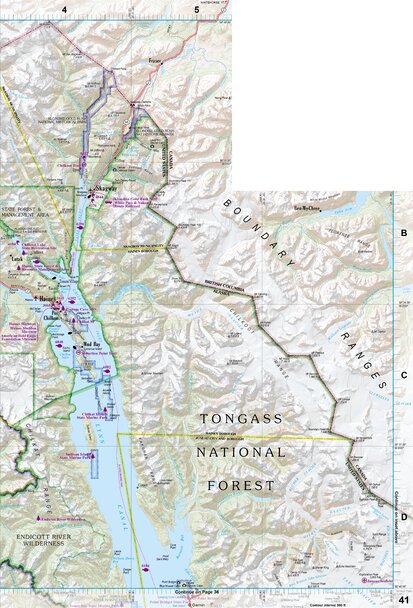 Alaska Atlas & Gazetteer Page 41 Preview 1