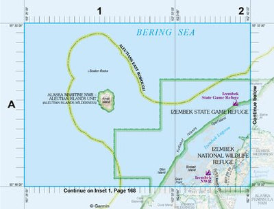 Alaska Atlas & Gazetteer Page 42 Inset Preview 1