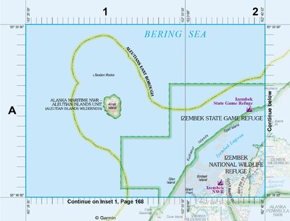 Alaska Atlas & Gazetteer Page 42 Inset Preview 1