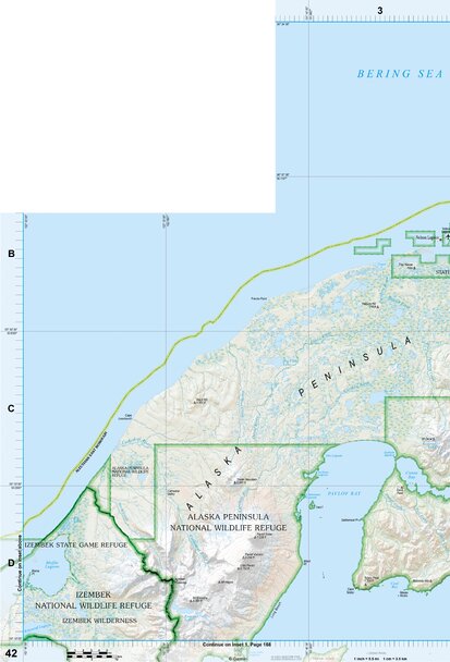 Alaska Atlas & Gazetteer Page 42 Preview 1