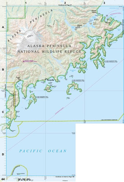 Alaska Atlas & Gazetteer Page 44 Preview 1