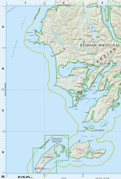 Alaska Atlas & Gazetteer Page 50 Preview 1
