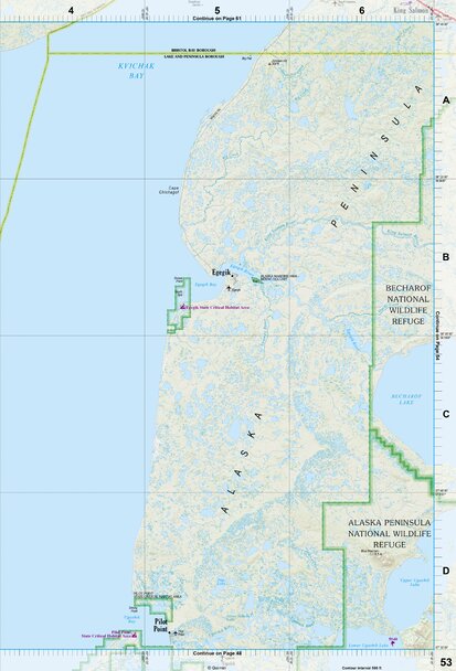 Alaska Atlas & Gazetteer Page 53 Preview 1