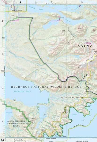Alaska Atlas & Gazetteer Page 54 Preview 1