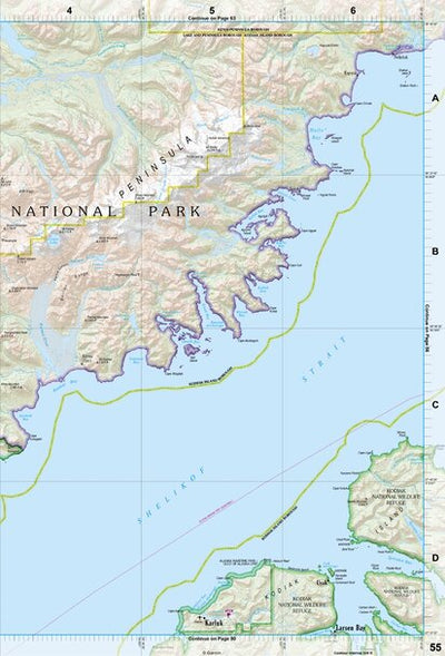 Alaska Atlas & Gazetteer Page 55 Preview 1