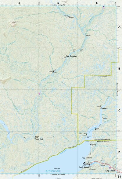 Alaska Atlas & Gazetteer Page 61 Preview 1