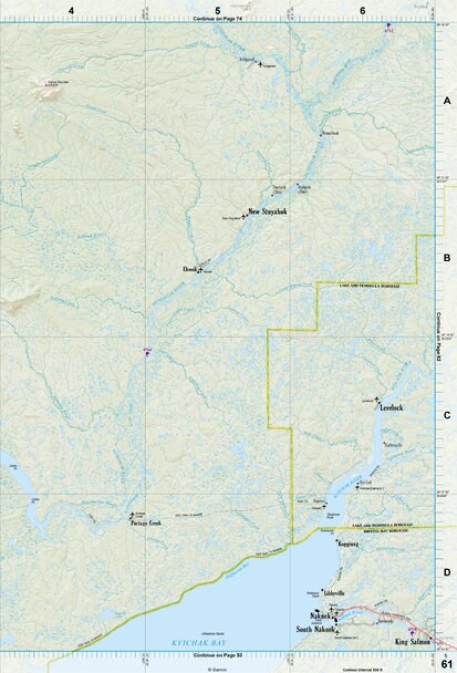 Alaska Atlas & Gazetteer Page 61 Preview 1
