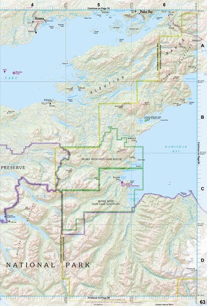 Alaska Atlas & Gazetteer Page 63 Preview 1