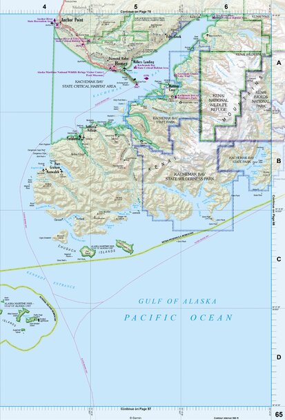 Alaska Atlas & Gazetteer Page 65 Preview 1