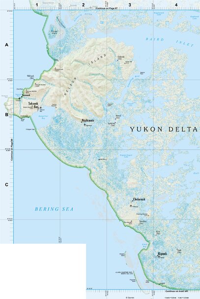 Alaska Atlas & Gazetteer Page 70 Preview 1