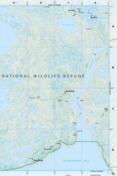 Alaska Atlas & Gazetteer Page 71 Preview 1