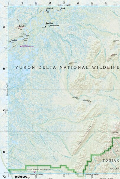 Alaska Atlas & Gazetteer Page 72 Preview 1