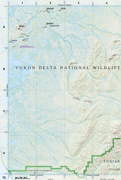 Alaska Atlas & Gazetteer Page 72 Preview 1