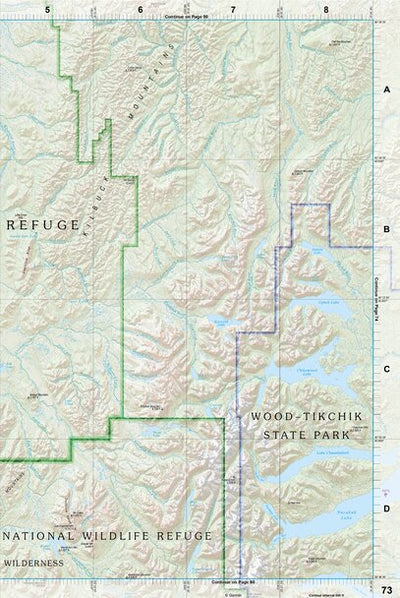Alaska Atlas & Gazetteer Page 73 Preview 1