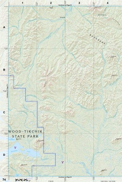 Alaska Atlas & Gazetteer Page 74 Preview 1
