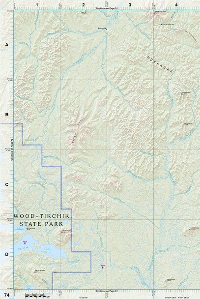 Alaska Atlas & Gazetteer Page 74 Preview 1