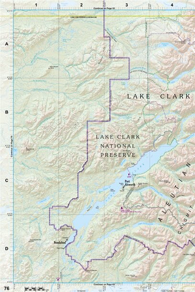 Alaska Atlas & Gazetteer Page 76 Preview 1
