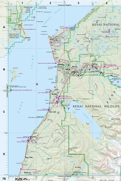 Alaska Atlas & Gazetteer Page 78 Preview 1