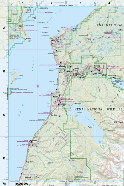 Alaska Atlas & Gazetteer Page 78 Preview 1