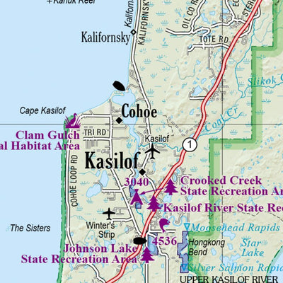 Alaska Atlas & Gazetteer Page 78 Preview 2