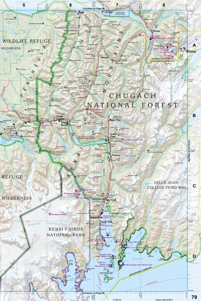 Alaska Atlas & Gazetteer Page 79 Preview 1