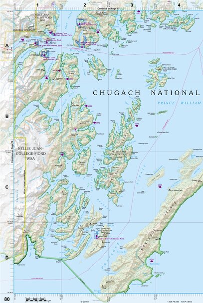 Alaska Atlas & Gazetteer Page 80 Preview 1