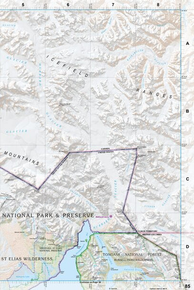Alaska Atlas & Gazetteer Page 85 Preview 1