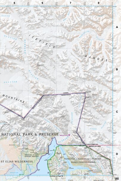 Alaska Atlas & Gazetteer Page 85 Preview 1