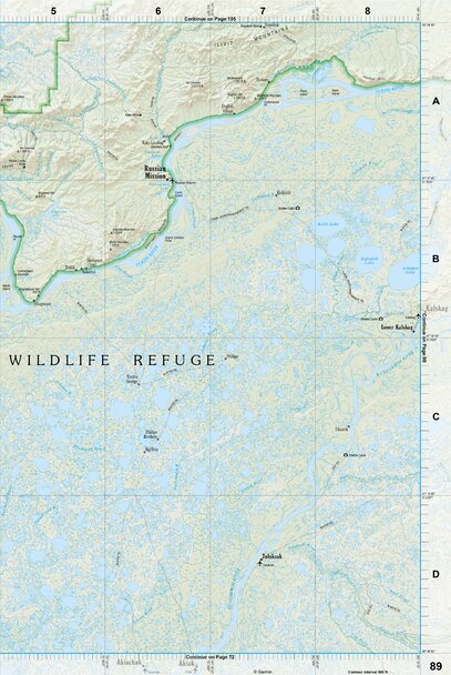 Alaska Atlas & Gazetteer Page 89 Preview 1