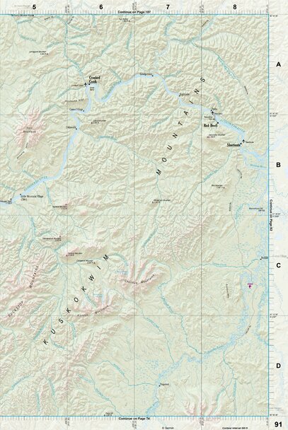 Alaska Atlas & Gazetteer Page 91 Preview 1