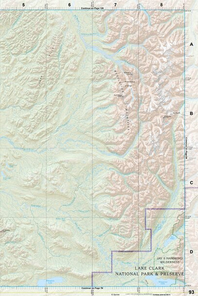 Alaska Atlas & Gazetteer Page 93 Preview 1