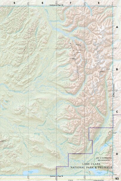 Alaska Atlas & Gazetteer Page 93 Preview 1