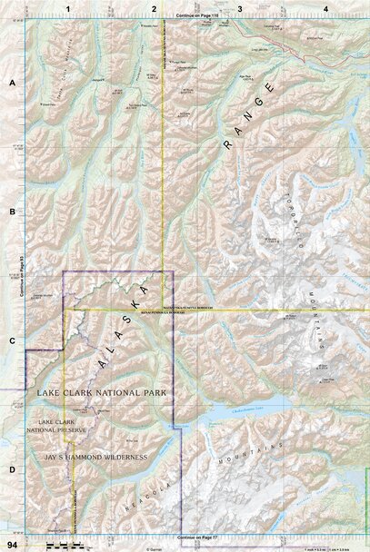 Alaska Atlas & Gazetteer Page 94 Preview 1