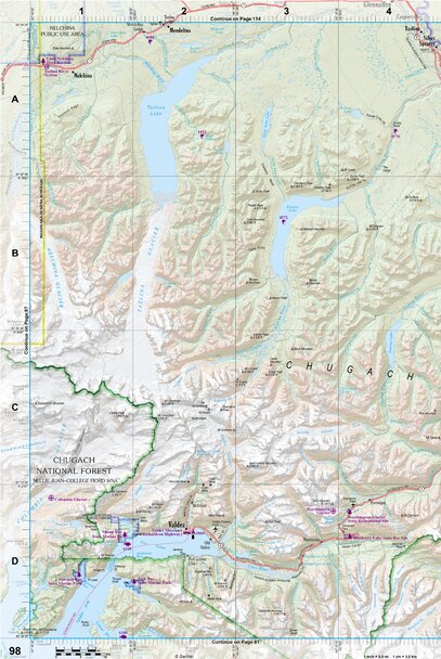 Alaska Atlas & Gazetteer Page 98 Preview 1