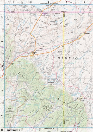 Arizona Atlas & Gazetteer Page 20 Preview 1
